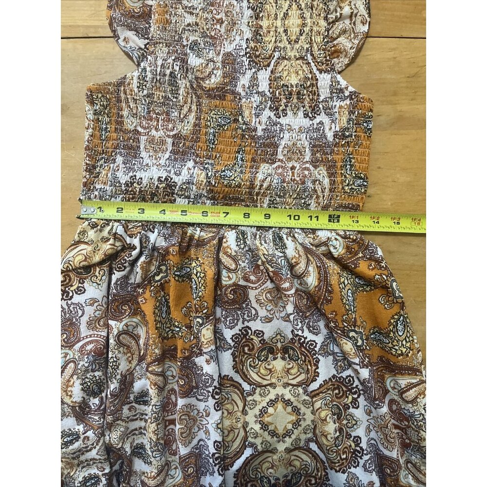 Code X Mode Sleeveless Multicolored Smock Paisley… - image 8